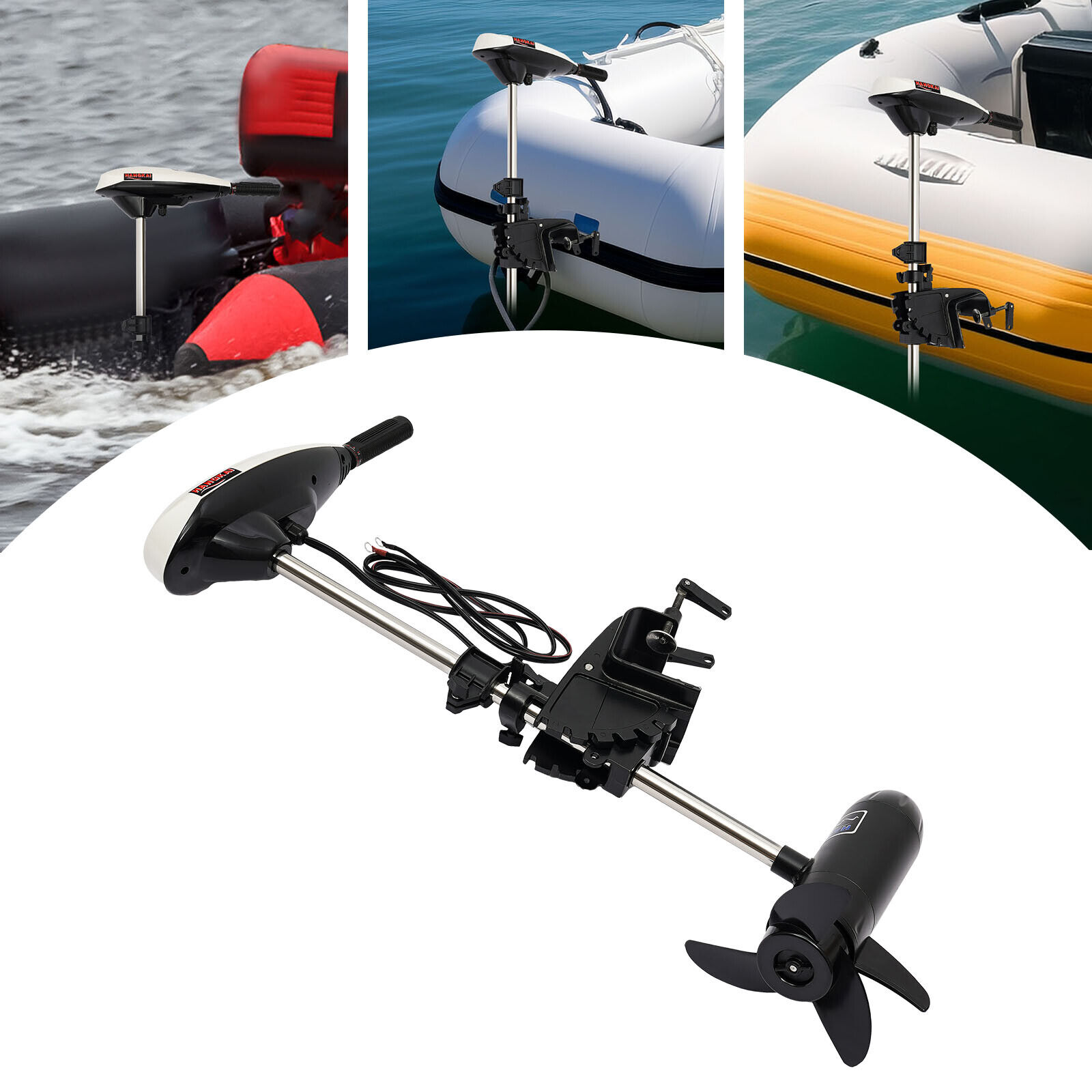 12V 65LBS Electric Outboard Mo - огляд і ціна Fishing Kayak Trolling Motor