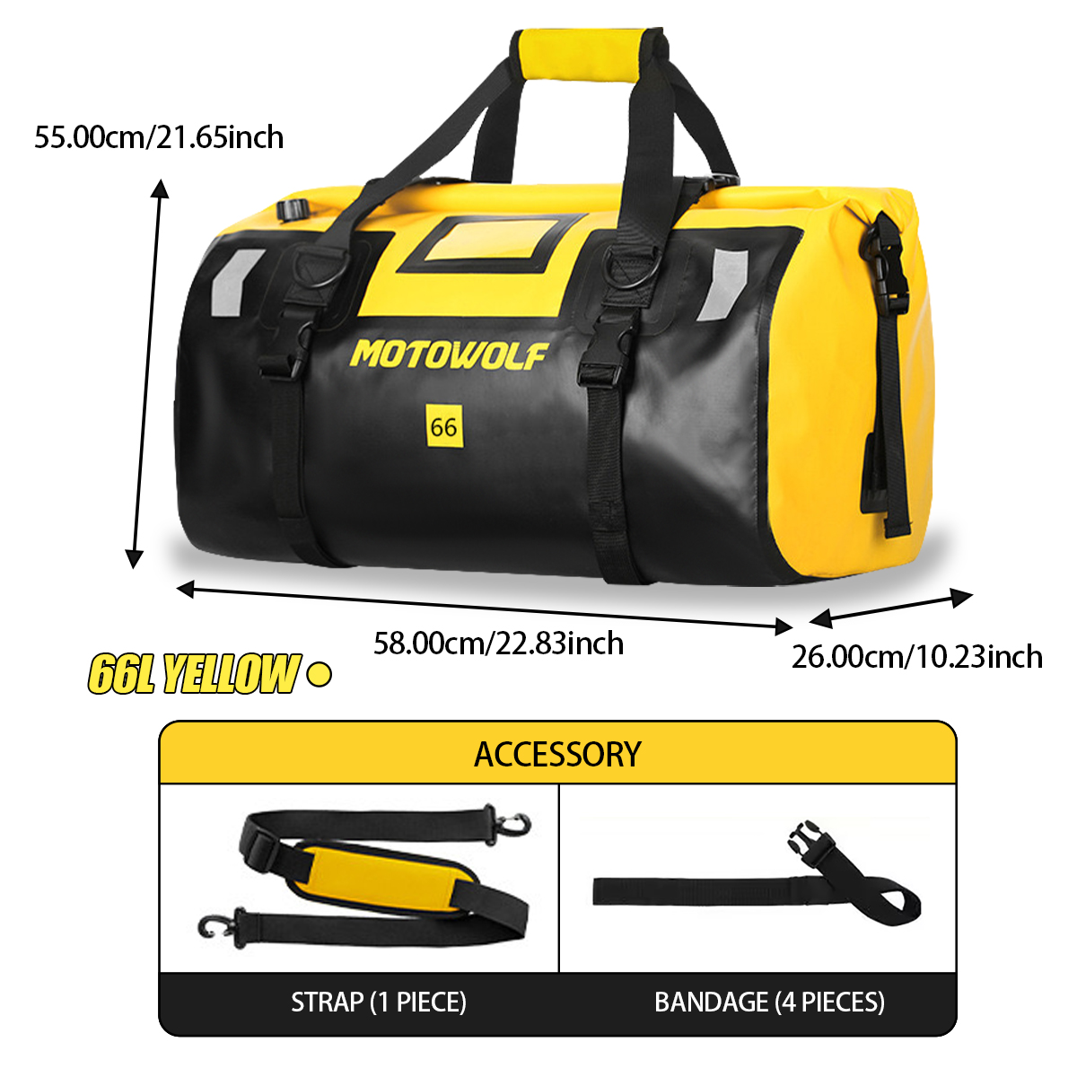 Waterproof Duffel Bag 40L/66L  - огляд і ціна Fishing Kayak Seat