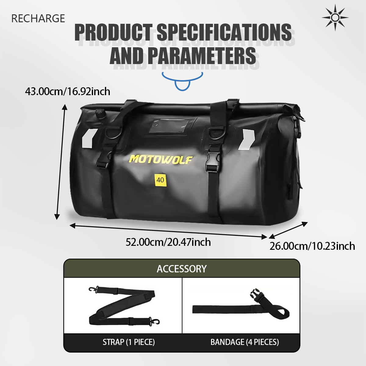 Waterproof Duffel Bag 40L/66L  - огляд і ціна Fishing Kayak Seat