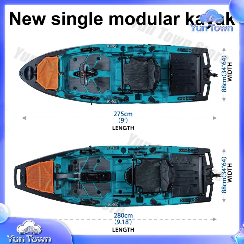 Modular Kayak 9.5ft Sit On Top - огляд і ціна Fishing Kayak Pedal Drive